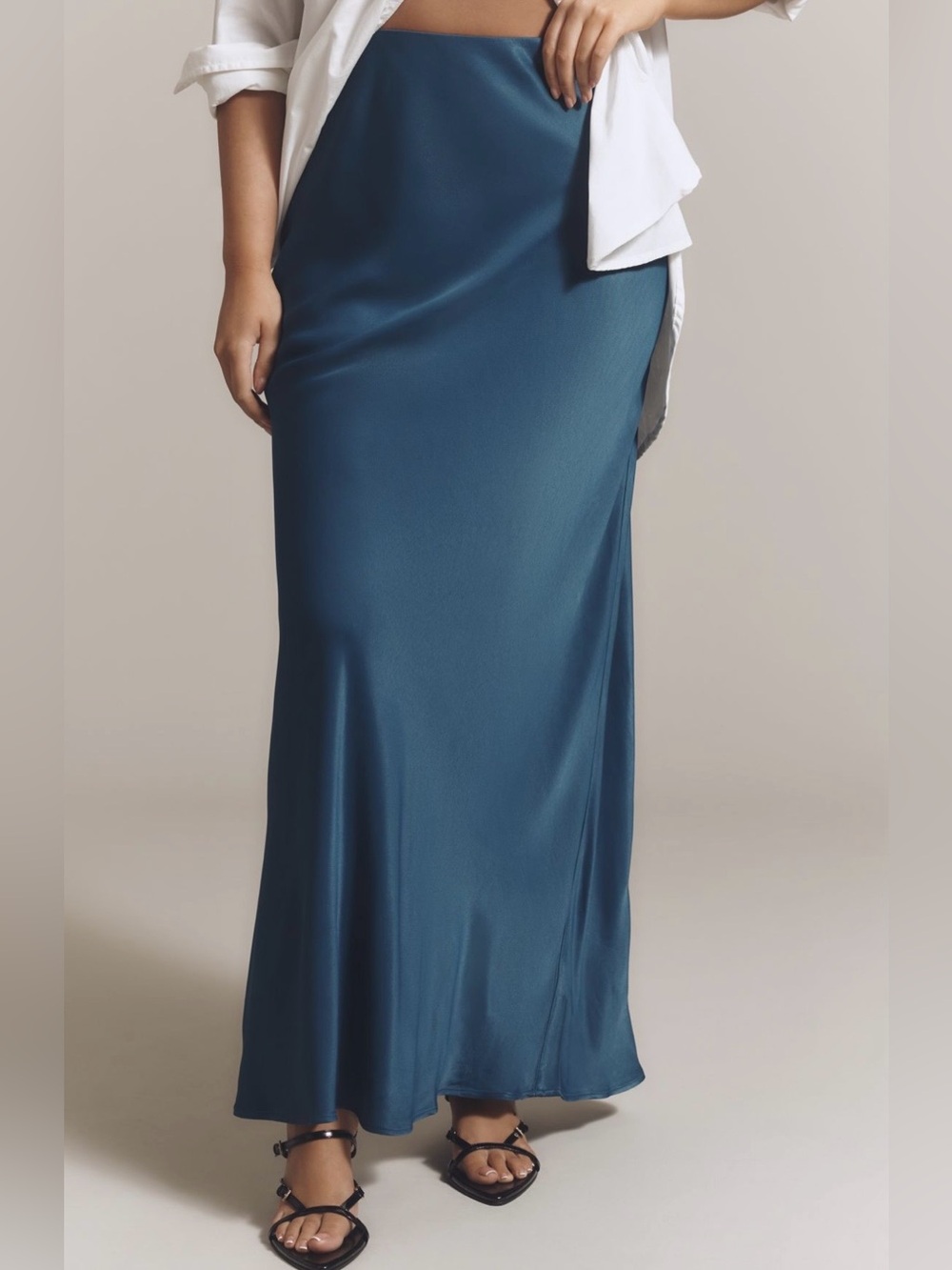 ANTHROPOLOGIE Tilda Maxi Slip Skirt